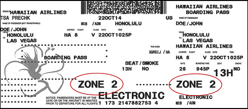Airport Check-in Boarding Pass