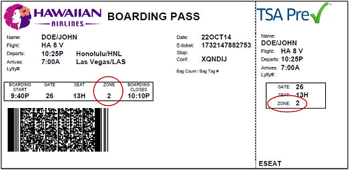 Web Check-in Boarding Pass